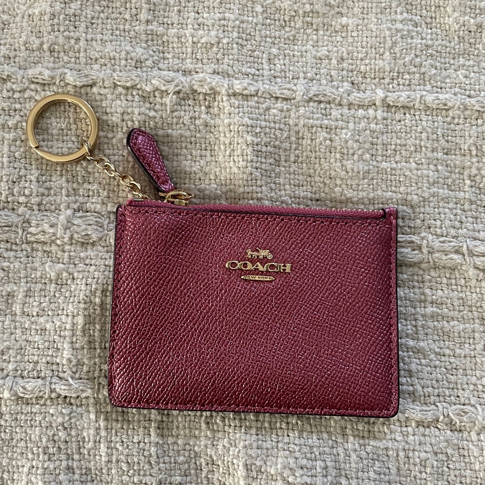 Coach  coin keychain wallet